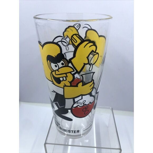 Simon Bar Sinister Cartoon Glass Pepsi Collector Series Vintage. Please Read - Picture 9 of 16